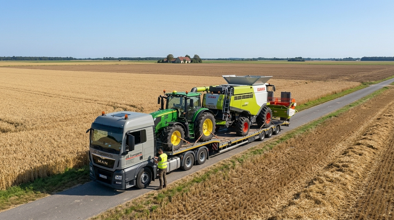 Landmaschinentransporte